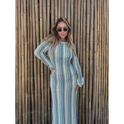 Robe Salomé Bleu