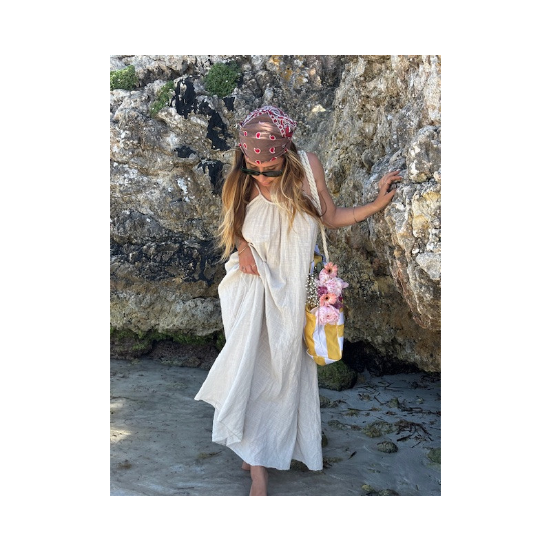 Robe Paola Beige Robe Paola Beige