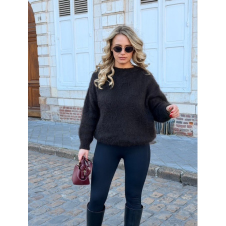 Pull Mila Marron ( Mohair )