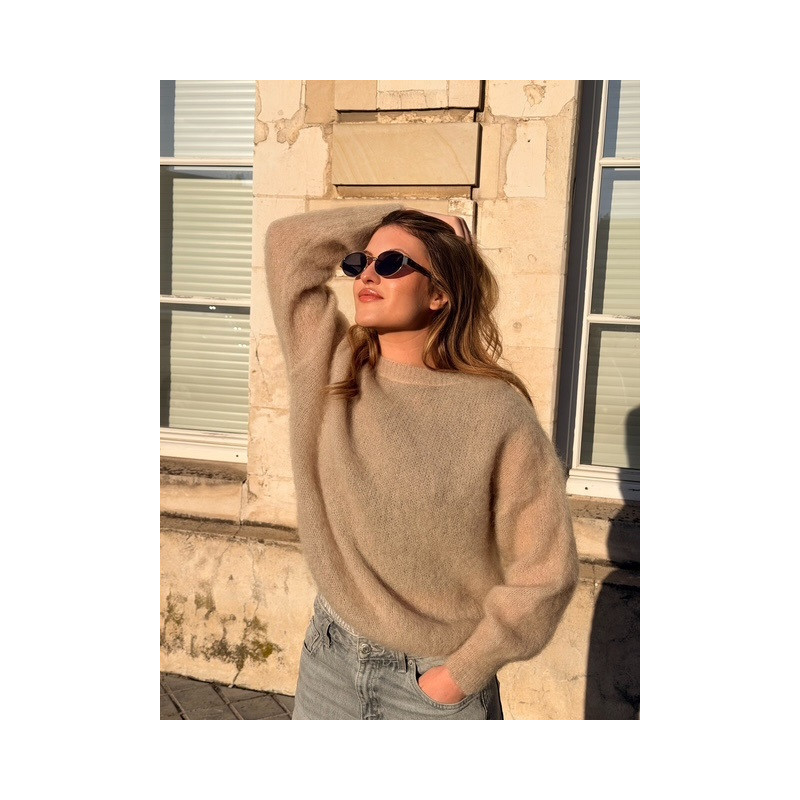 Pull Mila Crème ( Mohair )