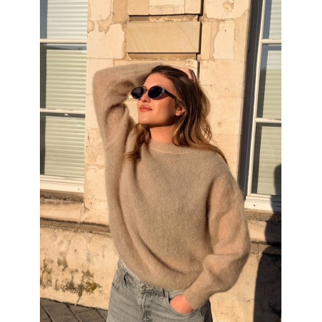 Pull Mila Crème ( Mohair )