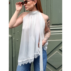 Top Allison blanc