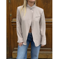 Blazer Asymétrique Louise Beige