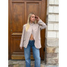 Blazer Asymétrique Louise Beige