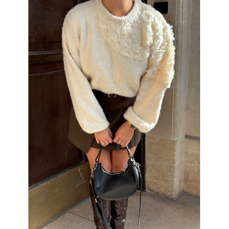 Pull Vendôme beige