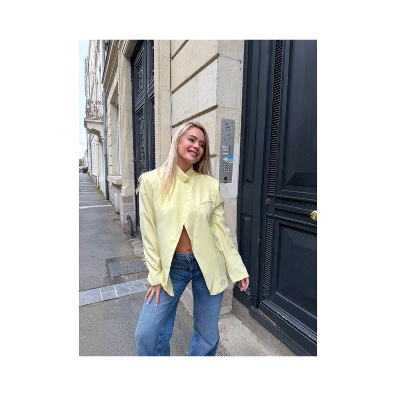 Blazer Asymétrique Louise Jaune