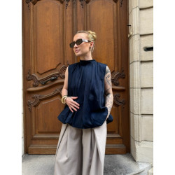Top Azura Bleu marine