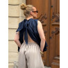 Top Azura Bleu marine
