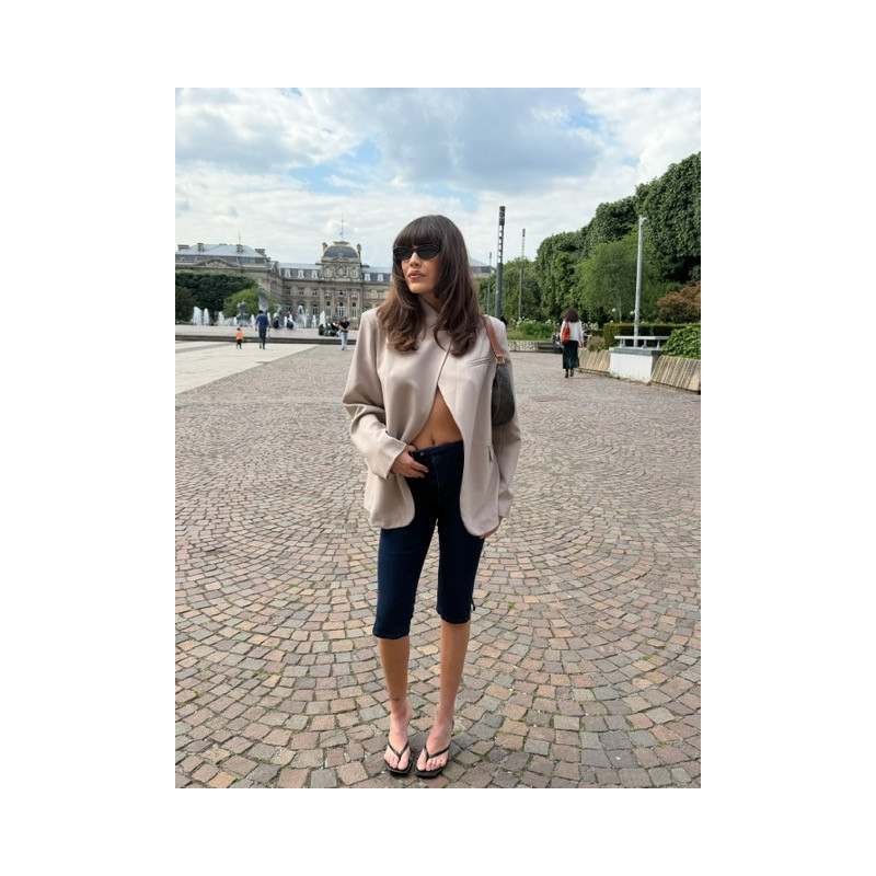 Blazer Asymétrique Louise Beige