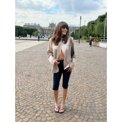 Blazer Asymétrique Louise Beige