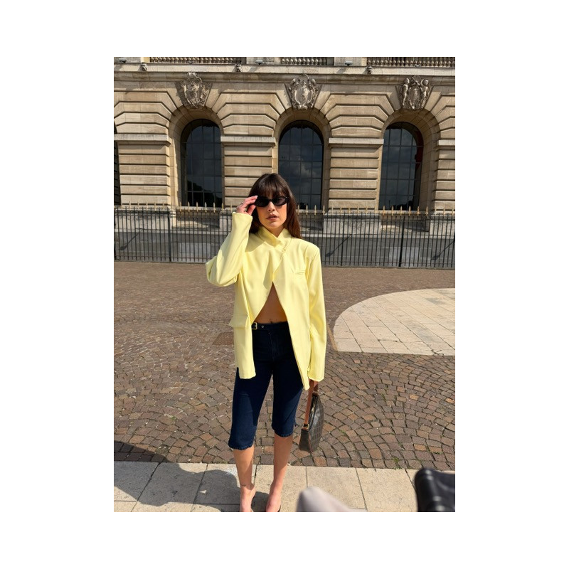 Blazer Asymétrique Louise Jaune