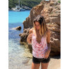 Top Soléa Rose ( Capsule Ibiza )