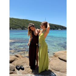 Robe Azra Verte ( Capsule Ibiza )