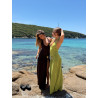 Robe Azra Verte ( Capsule Ibiza )