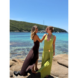 Robe Azra Verte ( Capsule Ibiza )