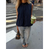 Top Azura Bleu marine